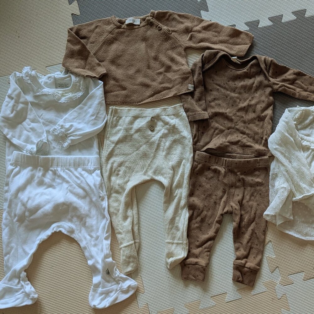 Knit Cotton Baby Outfits